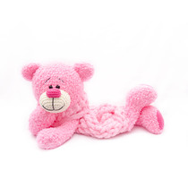 Pyžámkožrout medvídek - růžový 60 cm